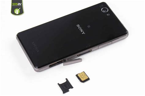 sony xperia change sim card.